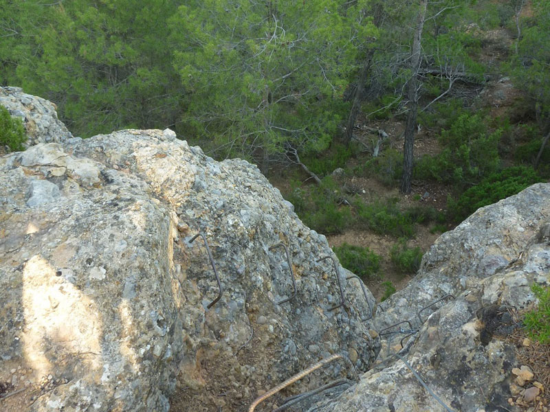 Equipación desde arriba 