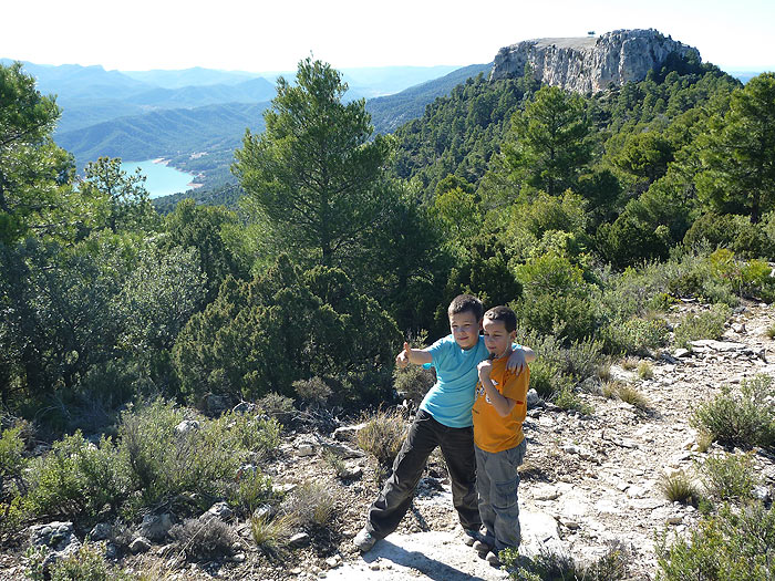 En la cresta camino de La Caixa 