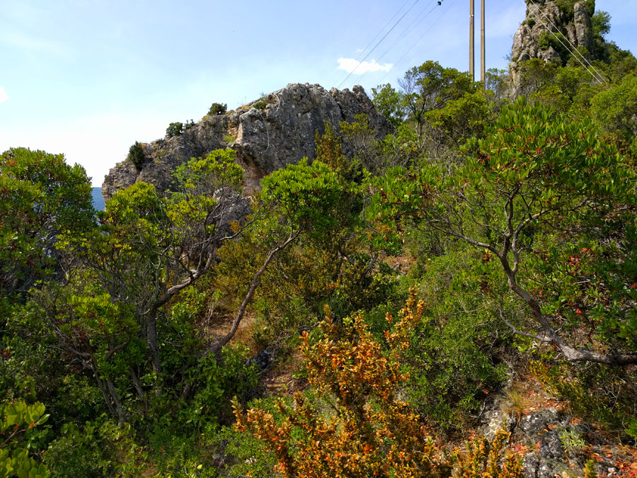 Pasamos a una cresta más al oeste -este primer tramo se puede hacer a pie- 