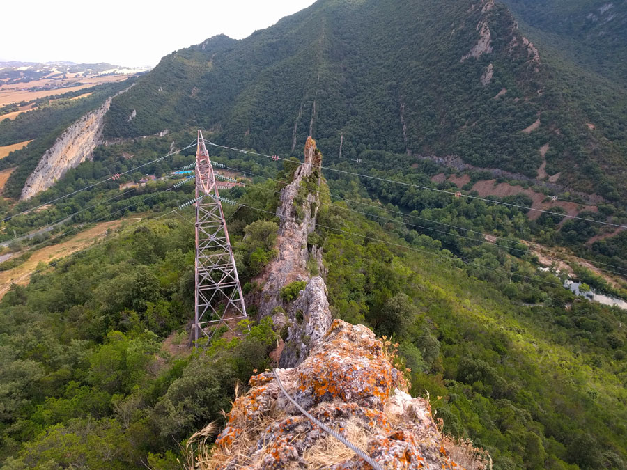 Vista atrás al inicio del tercer tramo K4 