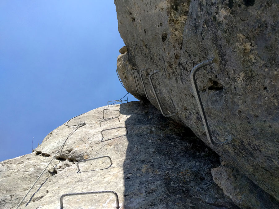 Detalle de la parte alta del diedro 