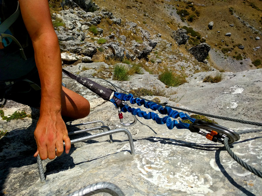 Vista hacia abajo en el diedro 