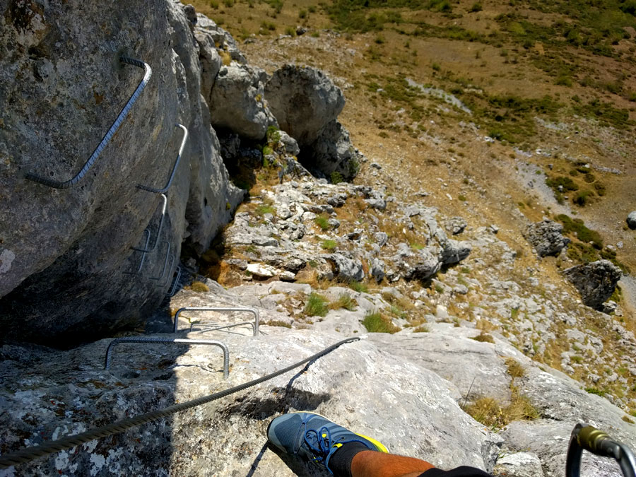 Otra vista de lo expuesto de este tramo 