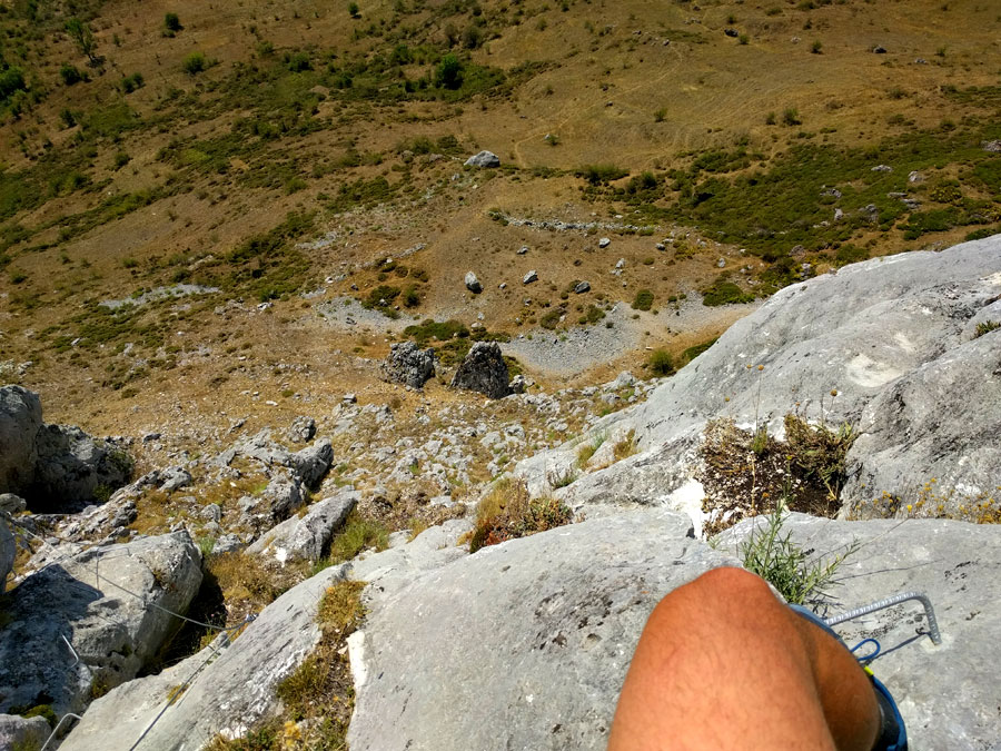 Desde aquí vemos el camino de aproximación 