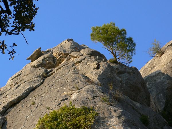 Vista al final del primer tramo 