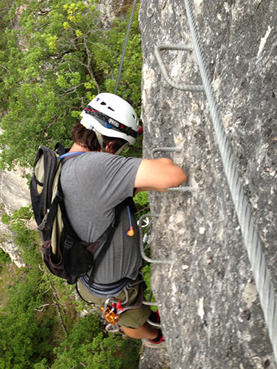 Saliendo de la zona desplomada 