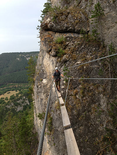Inicio de la pasarela 