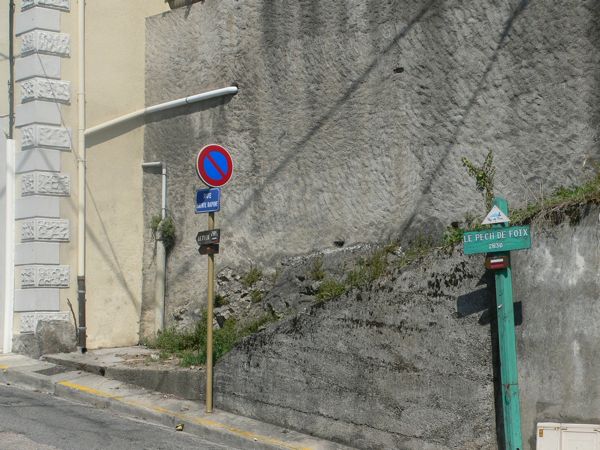 Indicador de salida en Foix 