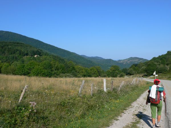 Avanzando hacia Roquefixade 