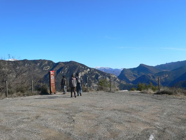 Llegamos al inicio de la bajada de los riscos del norte 