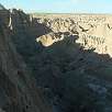 Vista al final del Window Trail / Ruta a pie Badlands | Notch Trail 