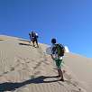 Penúltima subida fuerte antes de alcanzar la cumbre / Ruta a pie Cerro Blanco 