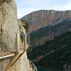 Pasarelas con vistas / Ruta a pie Camino natural de Montfalcó al congost de Mont-rebei 