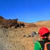 Subiendo hacia la Montaña Blanca / Ruta a pie El Teide 
