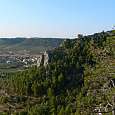 Vista desde la Coveta de l Aigua hacia Fuentespalda y la Torreta dels Moros 