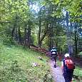 De camino al Salto del Pomèro 