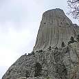 Cara sur de la Devils Tower 