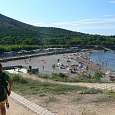 GR92 junto a cala y camping 
