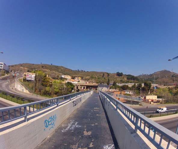 El balcón de Barcelona, la carretera de les Aigües