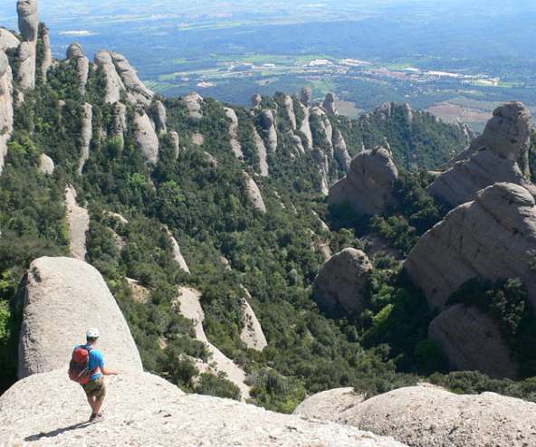 Bajando de la Aguja Lluís Estasen -delicado-