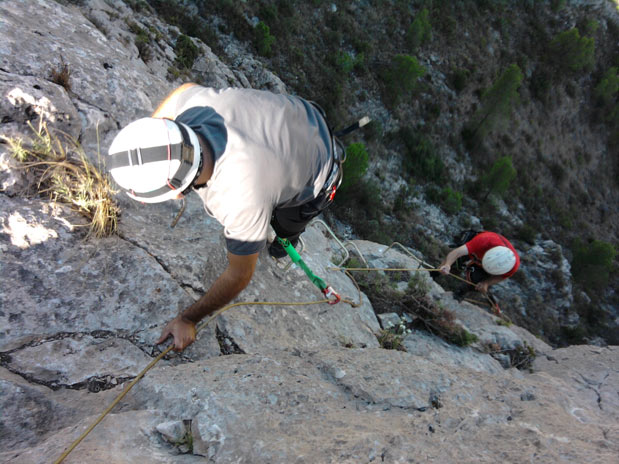 Ferrata cara norte sierra de Lúgar