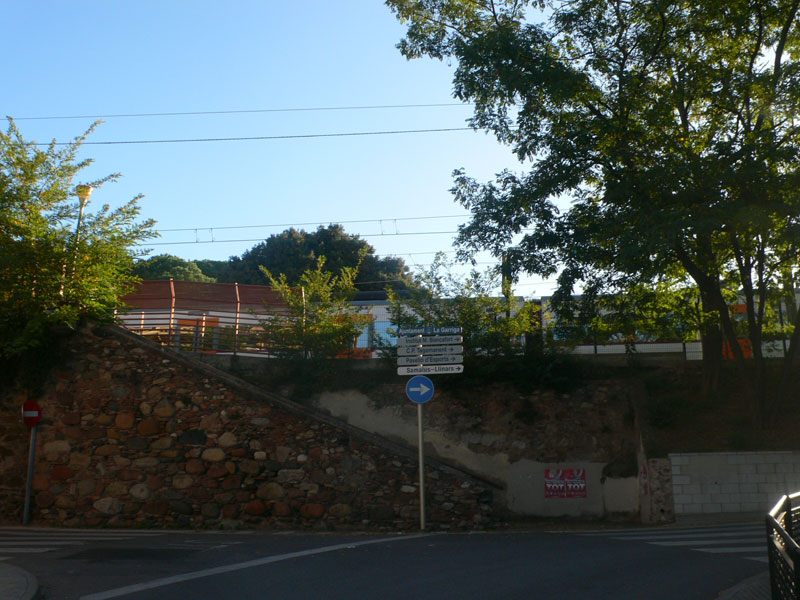 Hemos bajado de la estación de Renfe de La Garriga 