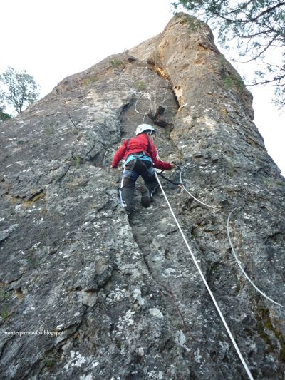 Junto a la ventana de roca (© Montañismo para todos) 