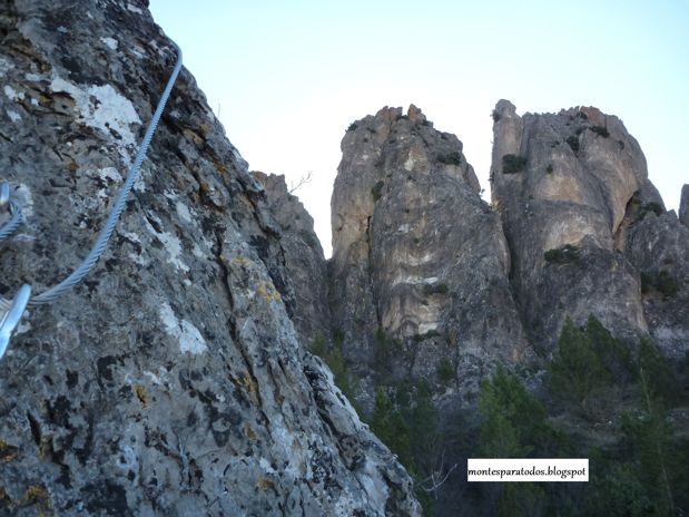 Paso hacia el Espolón (© Montañismo para todos) 