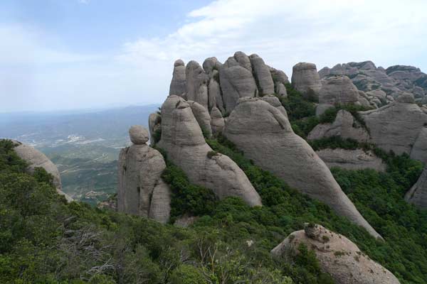 Vista aérea de la zona de Frares 