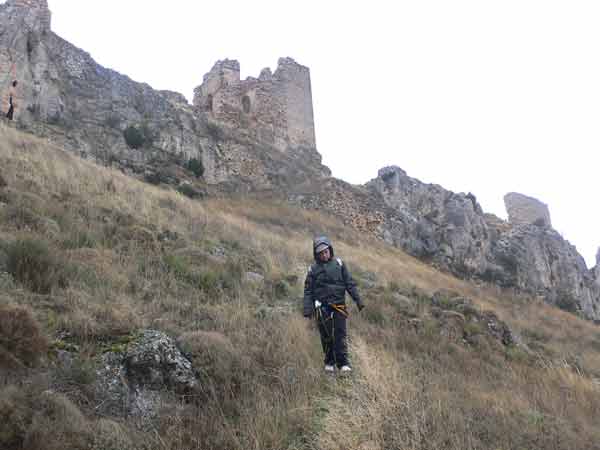 Desde el camino de regreso mirando al Castillo 