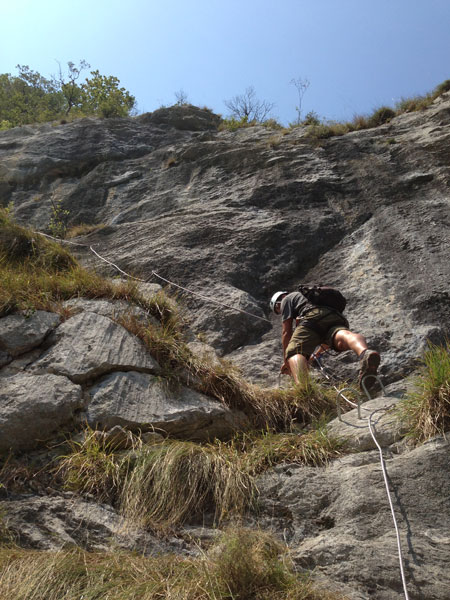 Flanqueo fácil en la segunda pared 