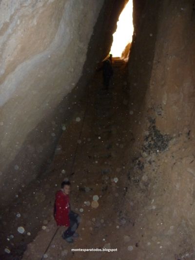 Interior del gorgo (© Montañismo para todos) 