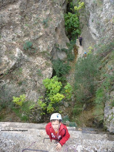El tramo de la presa (© Montañismo para todos) 