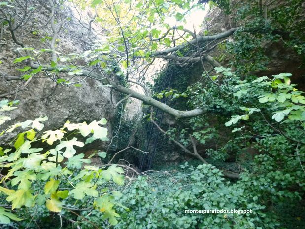 El huerto y su escalera (© Montañismo para todos) 