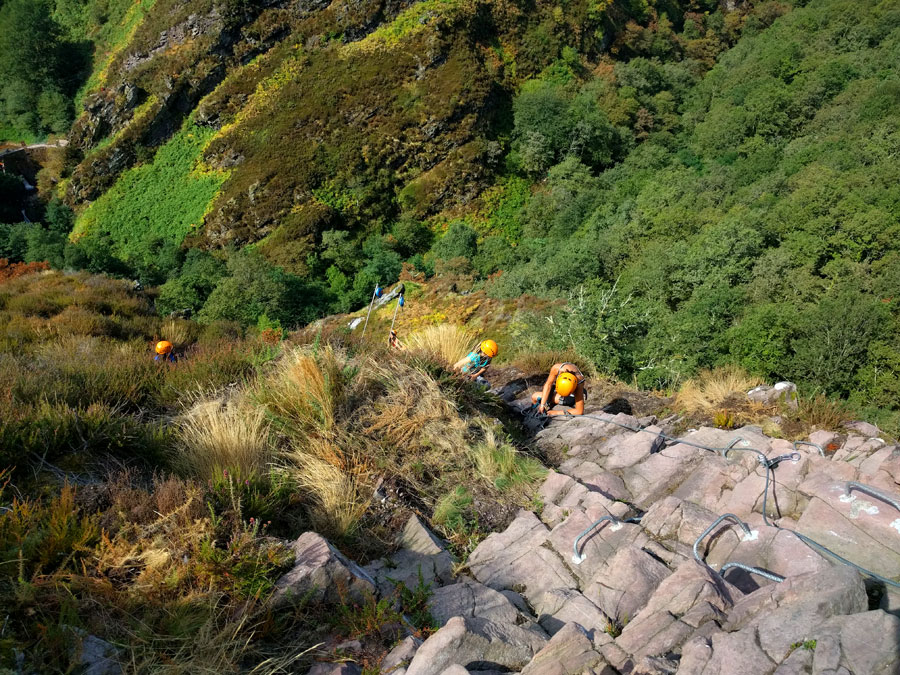 Subida poco tumbada hasta el final 