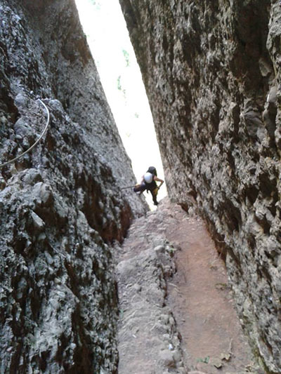 Visto del tramo de cadenas (© Juan & Yolanda) 
