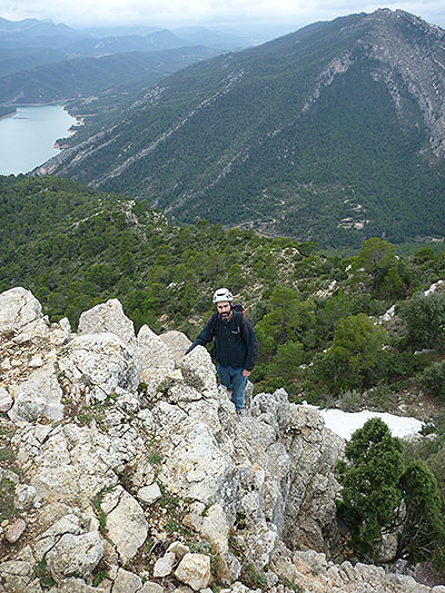 Tramo cercano a la cima 
