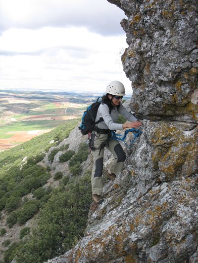 Primera tramo de la vía 