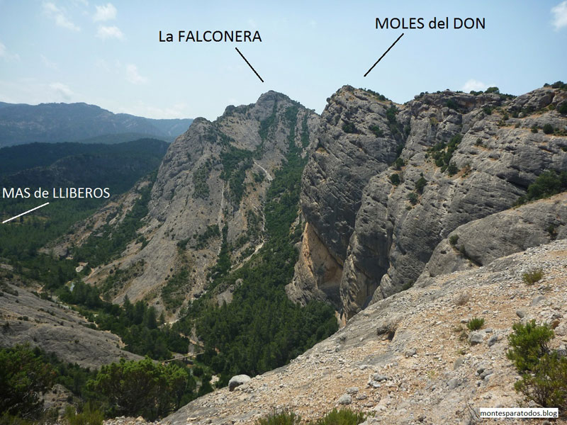 Parte superior de Las Moles del Don 