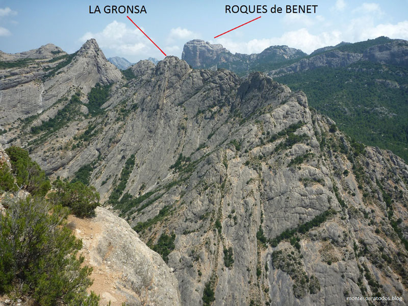 Paisaje desde Les Moles del Don 