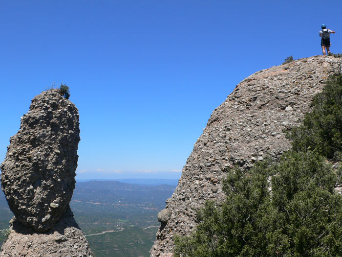 El Ninet en la cima de la canal 