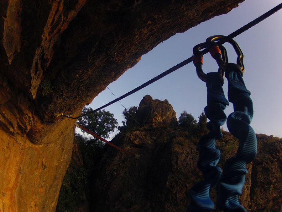 Vista atrás a la Aguja Gabriela y a la Viga Regino 