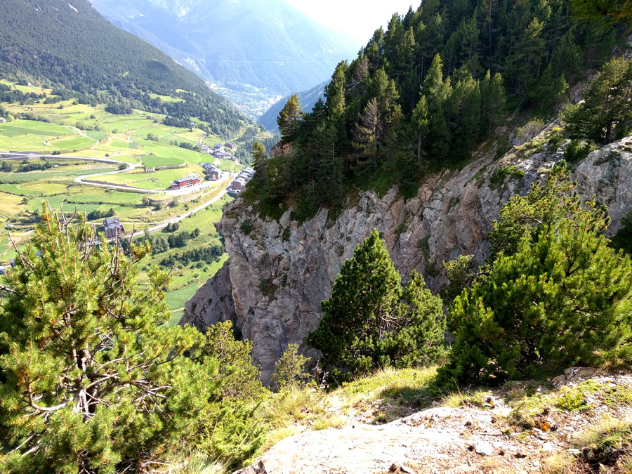 Vista atrás al roc del Gos 