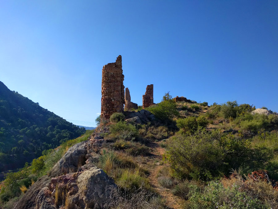 Seguimos hacia arriba para visitar las ruinas del castillo musulmán de Nules 