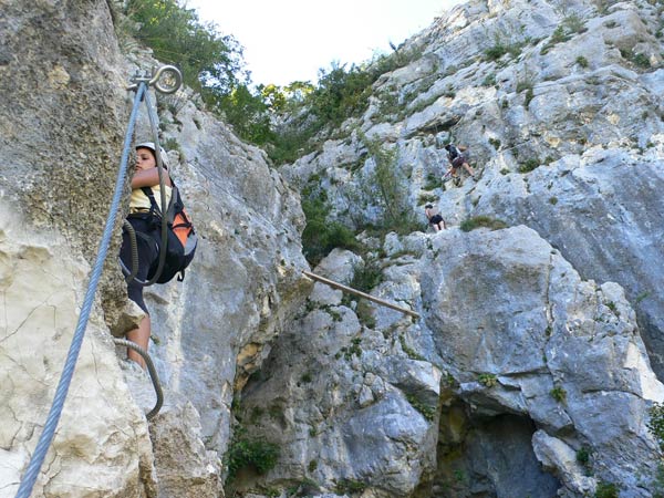 Última vertical para salir de la vía 