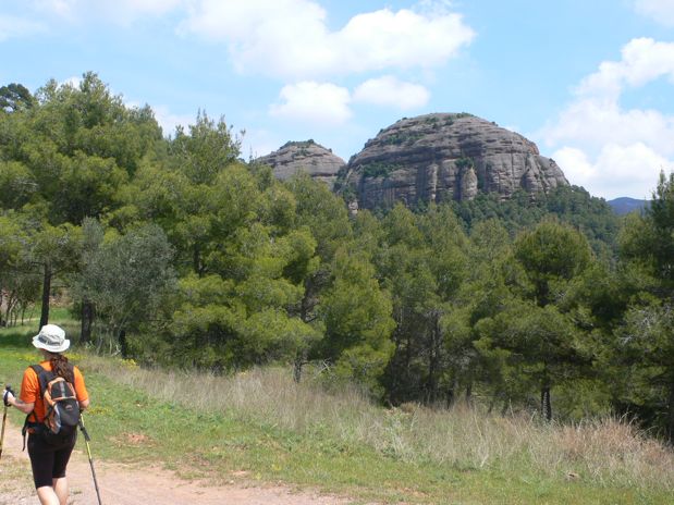 Castell de Bócs desde el GR-5 