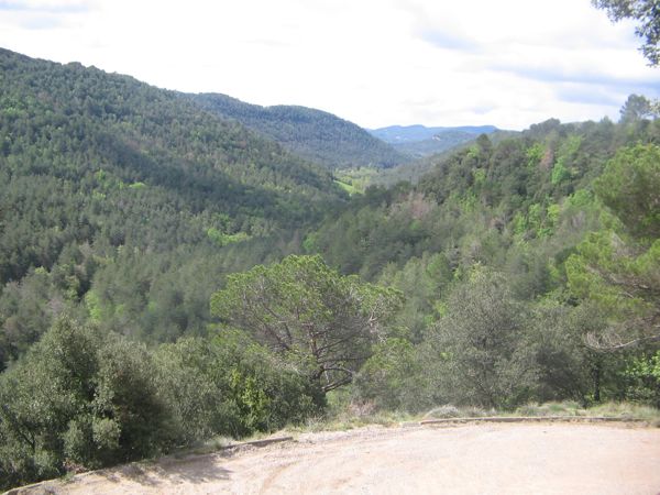 Vistas al final de la vía ferrata. 
