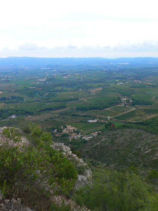 Vistas desde el Castellot al estacionamiento 