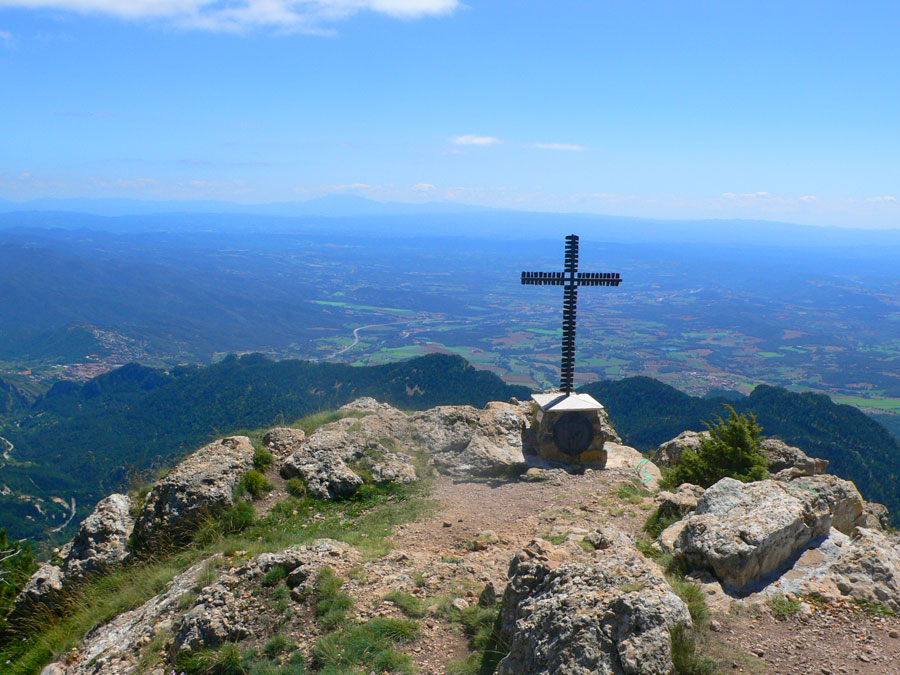 En la cima del Cogulló d