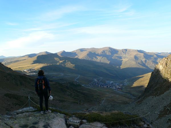 Vistas al Pas de la Casa desde la cima 